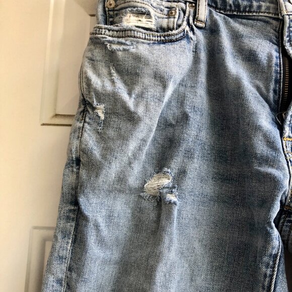 [MEN]Abercrombie & Fitch Skinny Stretch Distressed Jeans W32 L32 (Loose fit W34) - Picture 5 of 10